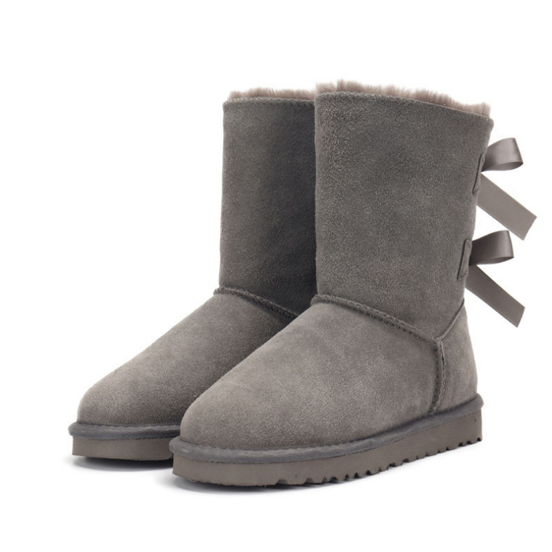 Waterproof Winter Boot - 2023 Black Mid-barrel Snow Boots two