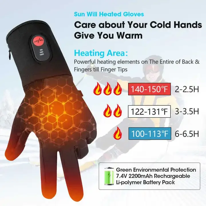 Winter Touch Screen Skiing Hea - огляд і ціна Touch Screen Gloves