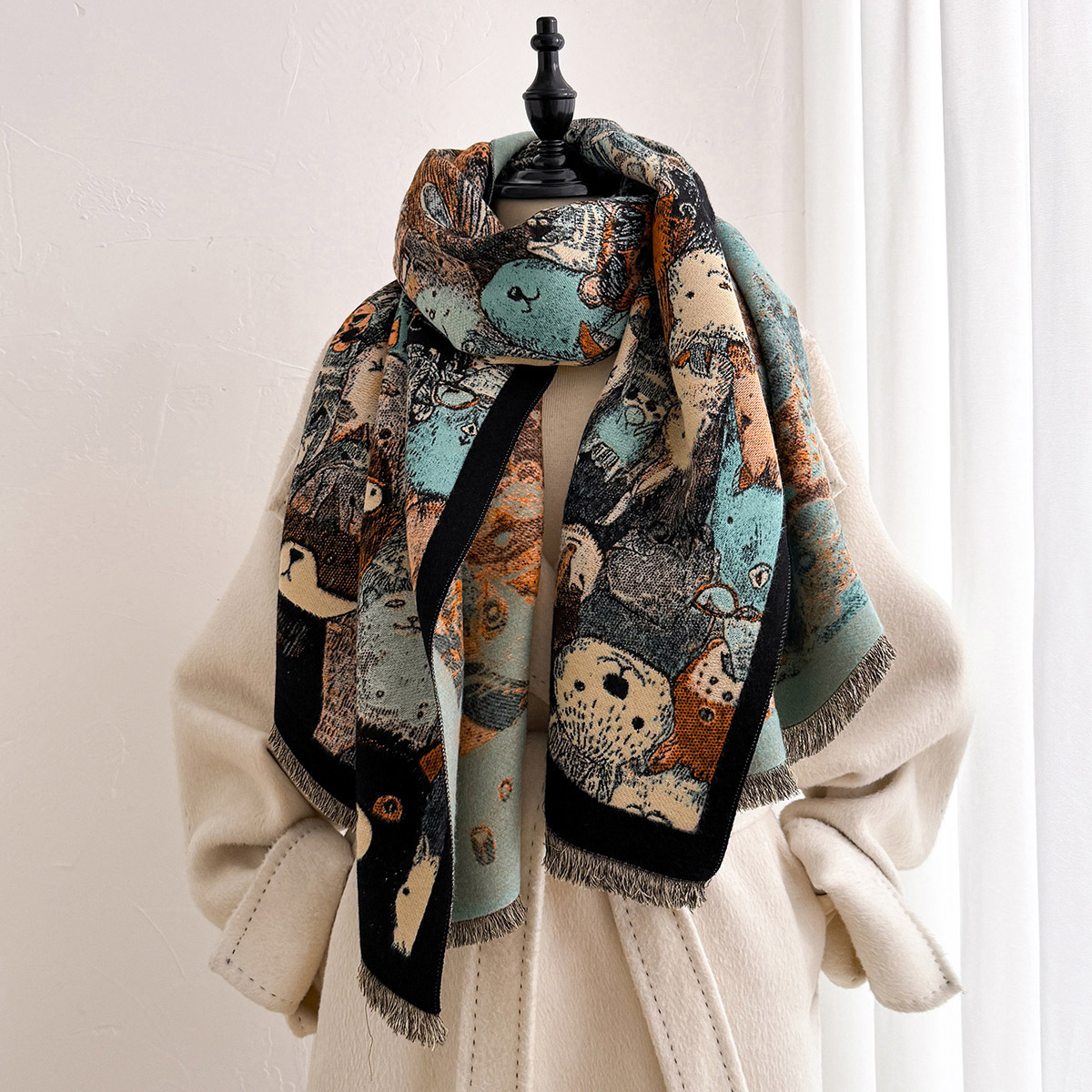 Women Imitation Cashmere Scarf - огляд і ціна Shawl Wrap Winter