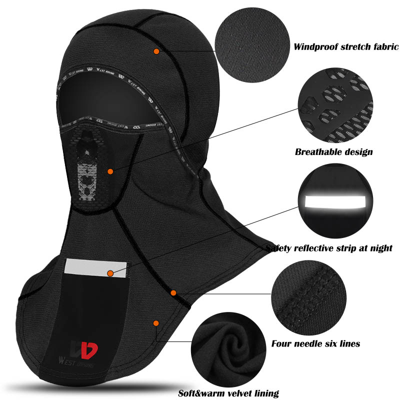 WEST BIKING Winter Thermal Bal - огляд і ціна Neck Gaiter Fleece