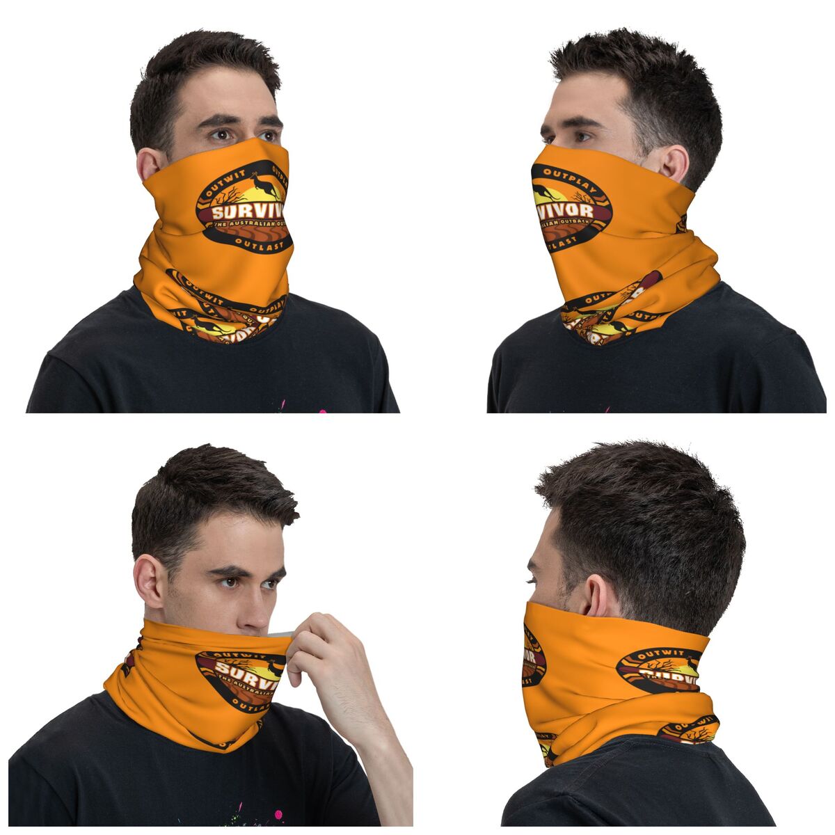 Adventure Game TV Show Survivo - огляд і ціна Neck Gaiter Fleece