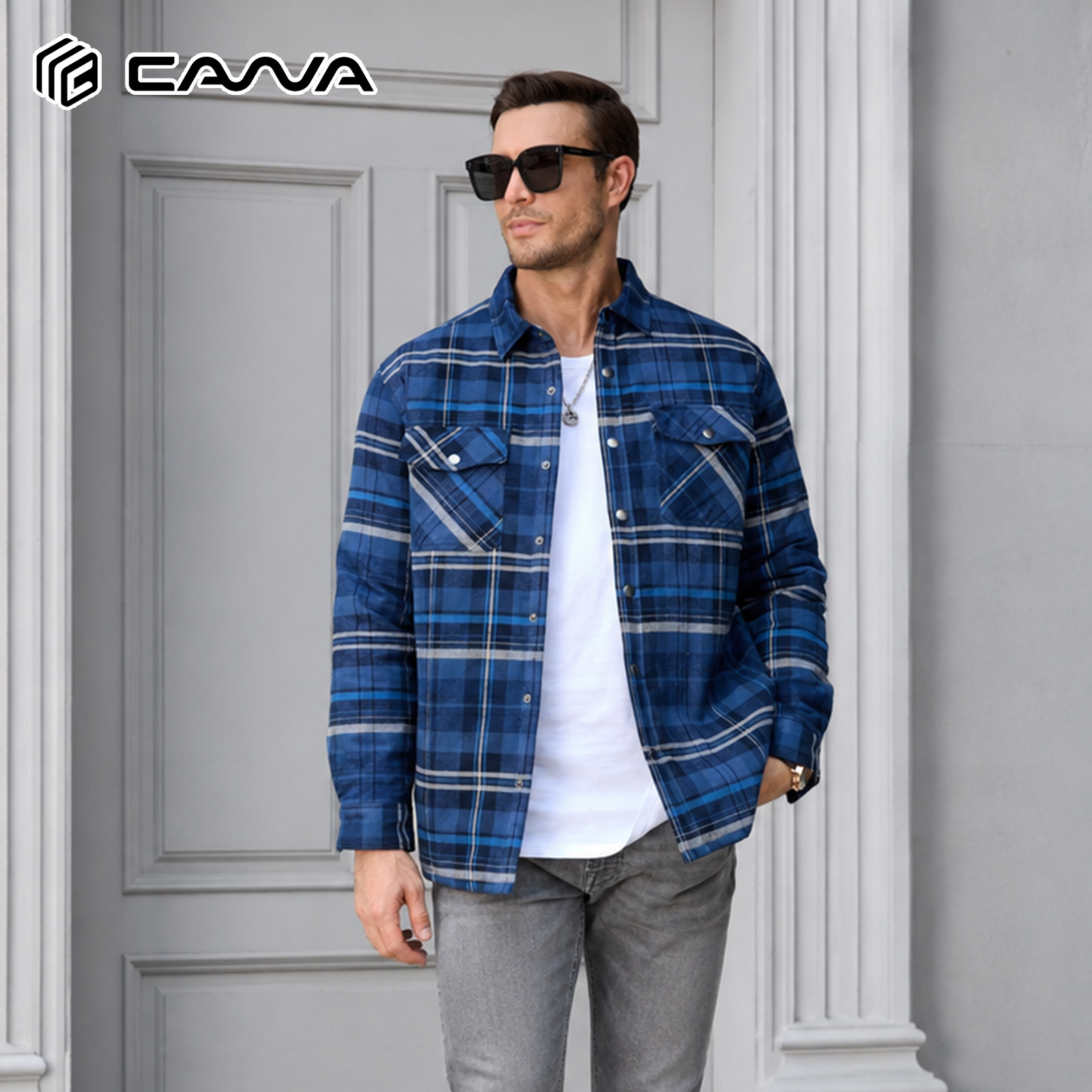 Men's Winter Flannel Shirt Jac - огляд і ціна Flannel Shirt Lined