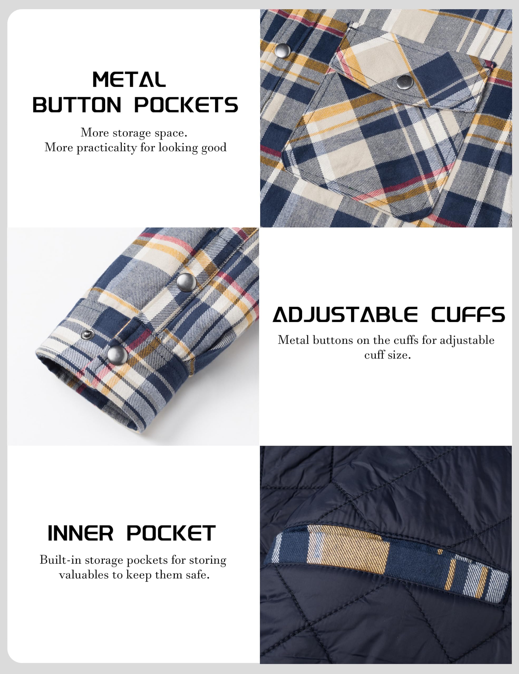 Men's Winter Flannel Shirt Jac - огляд і ціна Flannel Shirt Lined
